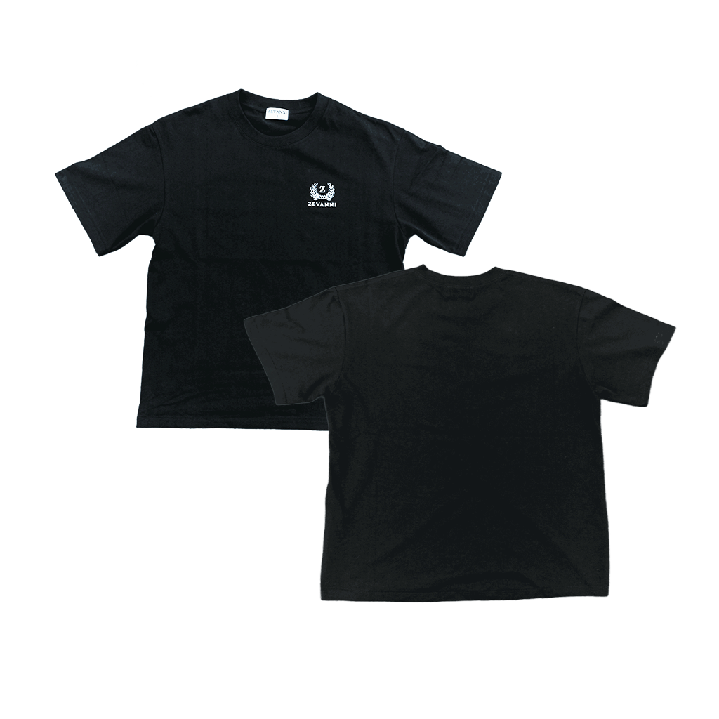 Zevanni Oversized T-shirt black V1 Collection image