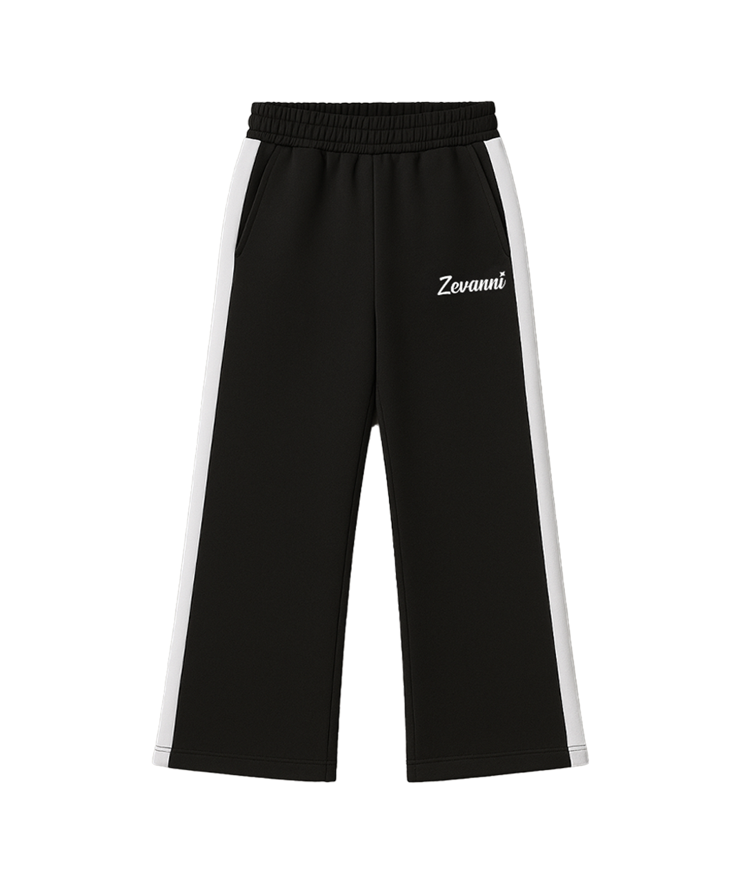 Zevanni Star Sweatpants Black